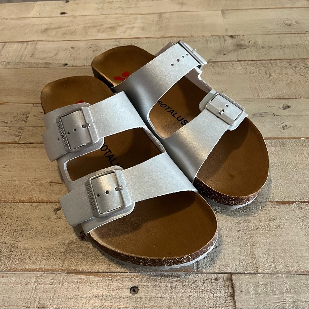 Protalus Cascade Silver Two-Strap Arch Support Sa… - image 3